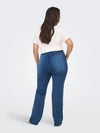 CarRoyal - Flared jeans med elastik i taljen