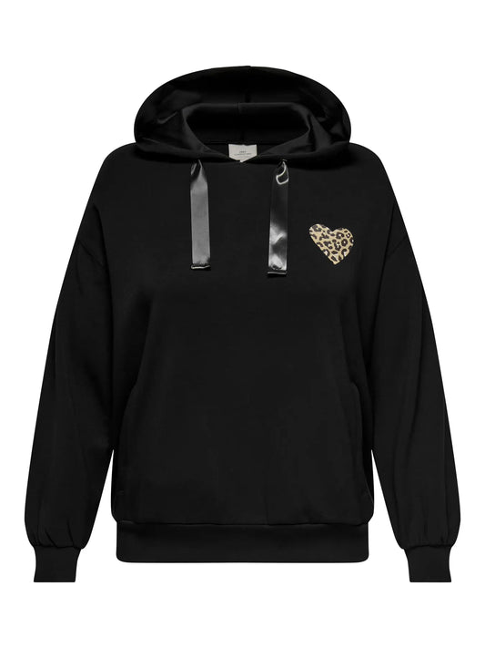 CARMELANIE - Hættebluse med Print