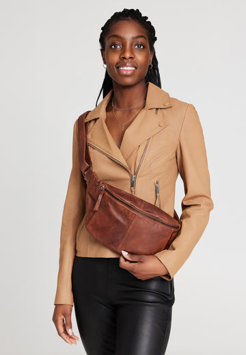 OX 100026 Bumbag i Læder