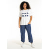StBella - Hvid T-shirt med print