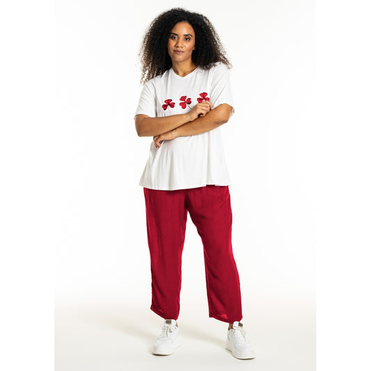 StBella - Hvid T-shirt med print
