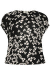 KCami - Printet bluse med Elastikkant