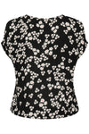 KCami - Printet bluse med Elastikkant