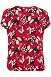 KCami - Printet bluse med Elastikkant