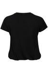 KCjena - V-neck T-Shirt med Elastikbund
