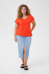 KCjena - T-shirt m/elastik i bund