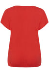 KCjena - V-neck T-Shirt med elastik