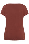 KCjena - V-neck T-Shirt med elastik