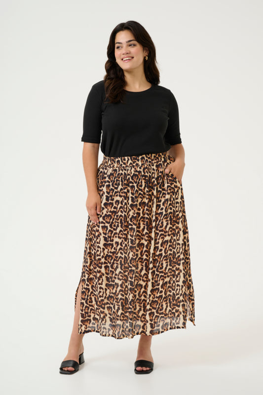 KCedina Ami Skirt - Leopard Skjørt