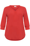 KClunda - Bluse med V-hals
