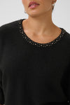 KCbettie - Pullover med Perledetaljer
