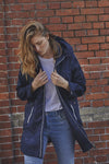 EtJacket 1431 - Blå Camouflage Jakke