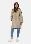 EtRECYCLED Coated Jacket long - Bomuld