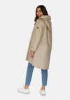 EtRECYCLED Coated Jacket long - Bomuld