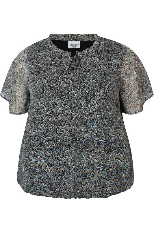 ZhGabi 739 - Kortermet Bluse