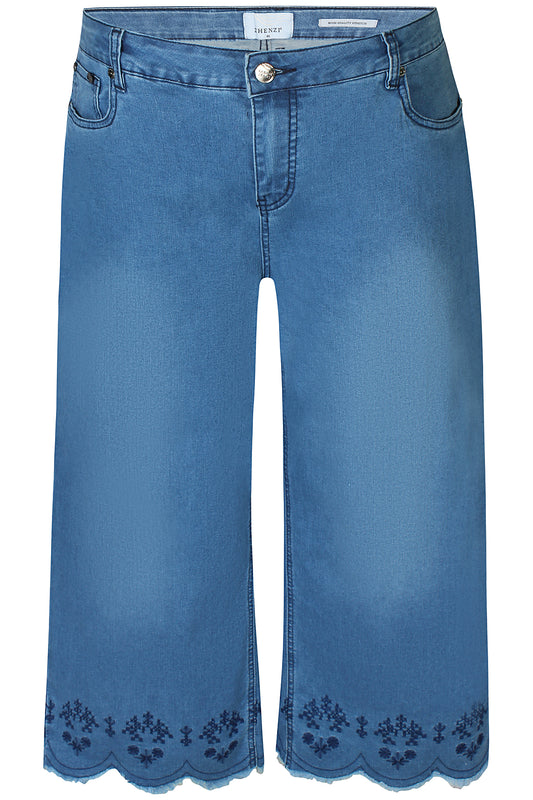 ZhRupi 06 - Rupi Fit Jeans med broderet kant