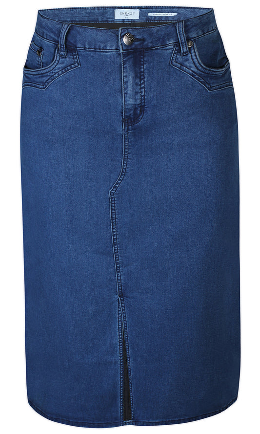 ZhFay 880 - Denim Nederdel
