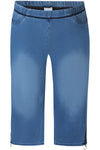 ZhJazzy 68 - Denim Capri Bukser