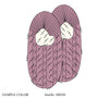 ZhSade 1004 - Strik Slippers - Rosa