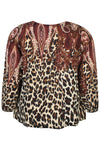 ZhSiff 1049 -  Bluse med Print
