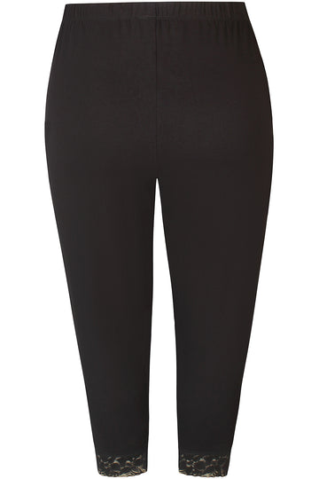 ZhNoos - Capri Viskose Leggings med Blonde - Noos