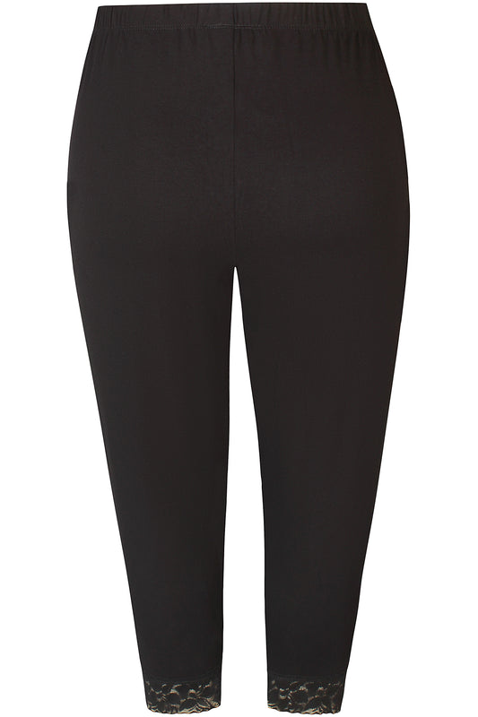 ZhNoos - Capri Viskose Leggings med Blonde - Noos