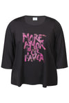 ZhAnnie 1221 - T-Shirt med 3/4 Ærmer