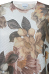 ZhLeann 1492 - Blomstret Pullover