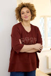 ZhMya 1519 - Kortærmet Sweatshirt med Print