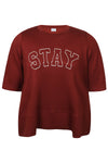 ZhMya 1519 - Kortærmet Sweatshirt med Print