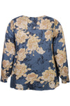 ZhMeryl 1616 - Blomstret V-hals Bluse