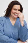 SWAILEEN Pullover - Strikbluse med V-hals