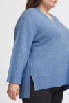SWAILEEN Pullover - Strikbluse med V-hals