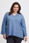 SWAILEEN Pullover - Strikbluse med V-hals