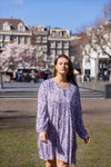 SWJUSTINA DRESS - Blomstret Kjole