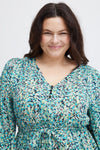 SWJUSTINA DRESS - Blomstret Kjole