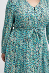 SWJUSTINA DRESS - Blomstret Kjole