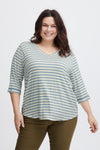 SWFEPORSI TEE 2 - Stribet T-shirt