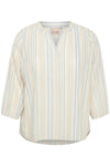 SWNADU BLOUSE - Stribet Bluse