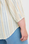 SWNADU BLOUSE - Stribet Bluse