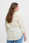 SWNADU BLOUSE - Stribet Bluse