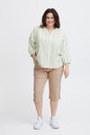 SWNADU BLOUSE - Stribet Bluse