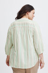 SWNADU BLOUSE - Stribet Bluse