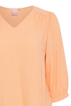SWOLINE BLOUSE - Bluse med V-hals