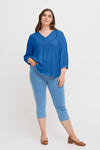 SWOLINE BLOUSE - Bluse med V-hals