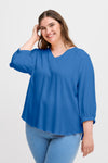 SWOLINE BLOUSE - Bluse med V-hals