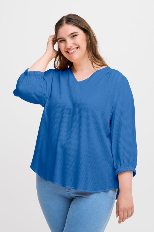SWOLINE BLOUSE - Bluse med V-hals
