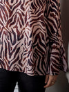 ZoDEMI - bluse med v-hals
