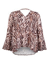 ZoDEMI - bluse med v-hals