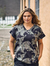 ZoVEDA - Bluse med V-hals